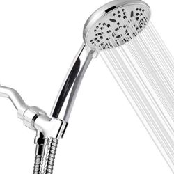 High Pressure Handheld Shower Head – 9 Spray Modes Hand Held Shower Head with 60 Inch Hose