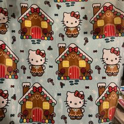 Hello Kitty Christmas Blankets Brand New