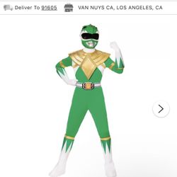 Spirit Halloween Men’s Green Power Ranger 