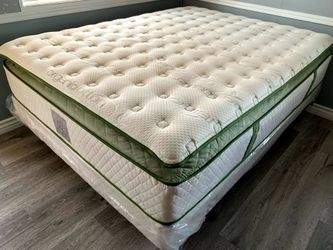 Ck Organic Elite Superior Hybrid Cool Gel Memory Foam Pillow Top 14inch Mattress