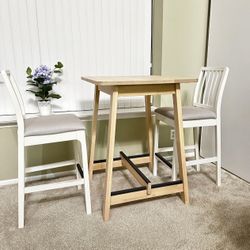 IKEA High table Bar table with 2 Chairs