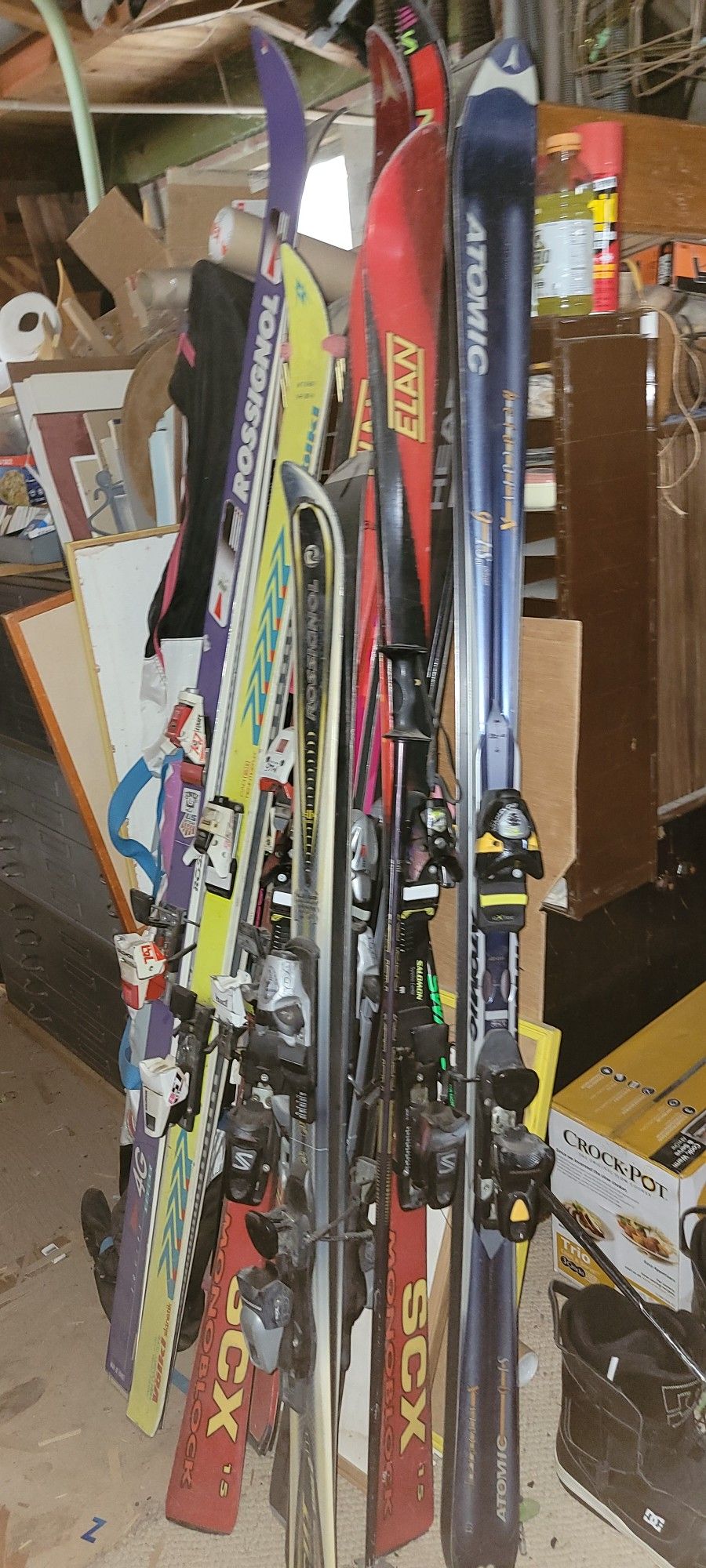 Vintage Snowboards, Skis and Sleds From The 1980s