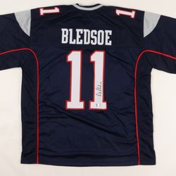 Drew Bledsoe Signed Jersey (Beckett)

New England Patriots

