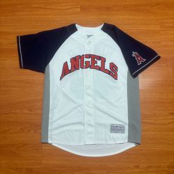 Vintage Y2K MLB Anaheim Angels Torii Hunter Jersey Size L