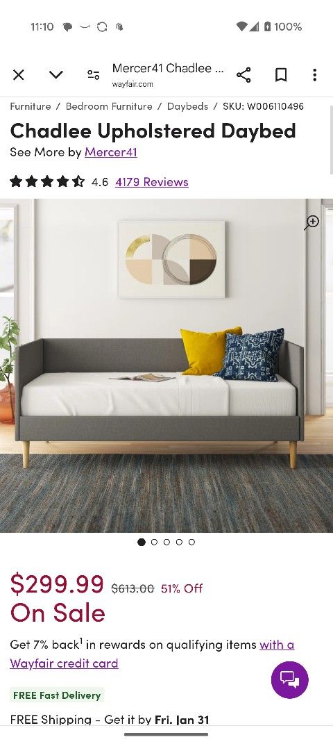 DayBed full Size With Mattress Included