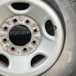 Chevy OEM steel 16" Wheels Hd 8 Lug