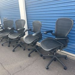 Herman Miller Aeron’s A/B /C Office Chairs Fully Loaded 
