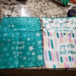 Light Weight Zip Pouches,  All 4