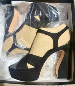 Nine West Black Platform Sandals – Brand New – Size 10