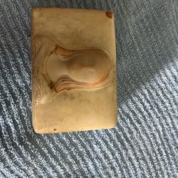 Vintage Ceramic/Pottery Angel inspirational Message Inside” breathe Believe Receive”