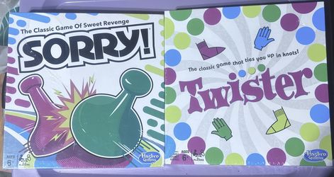 New Sealed Twister And Sorry Together. 