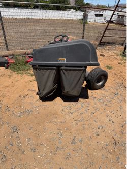Sit down, lawnmower catcher set