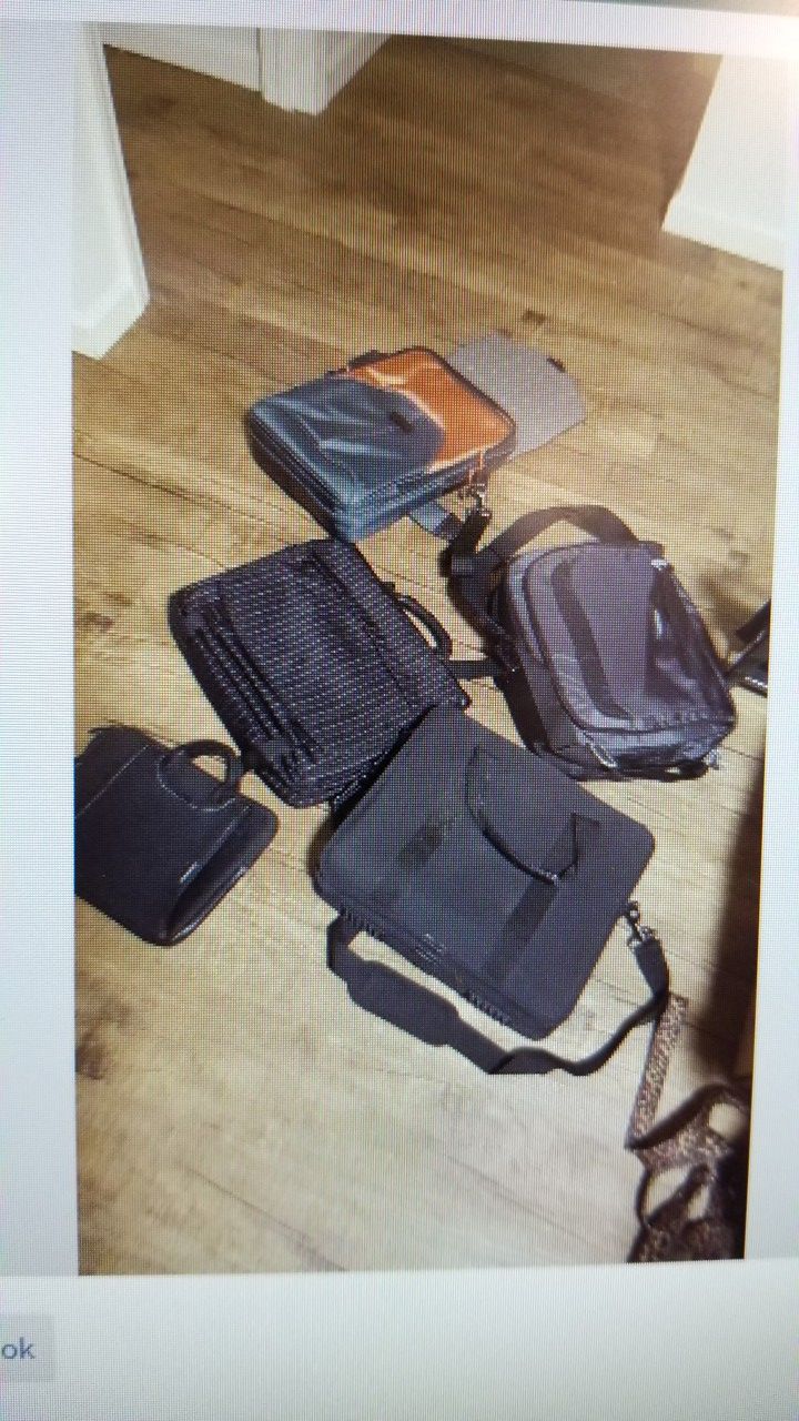 Various laptop bags text for price