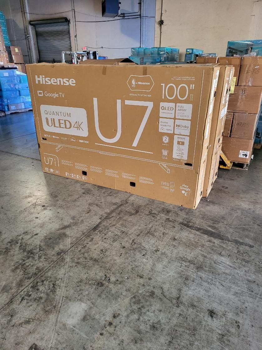 100 INCH HISENSE QLED 4K SMART TV #100U76N