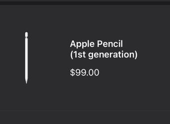 1st Generation Apple Pencil & Adapter