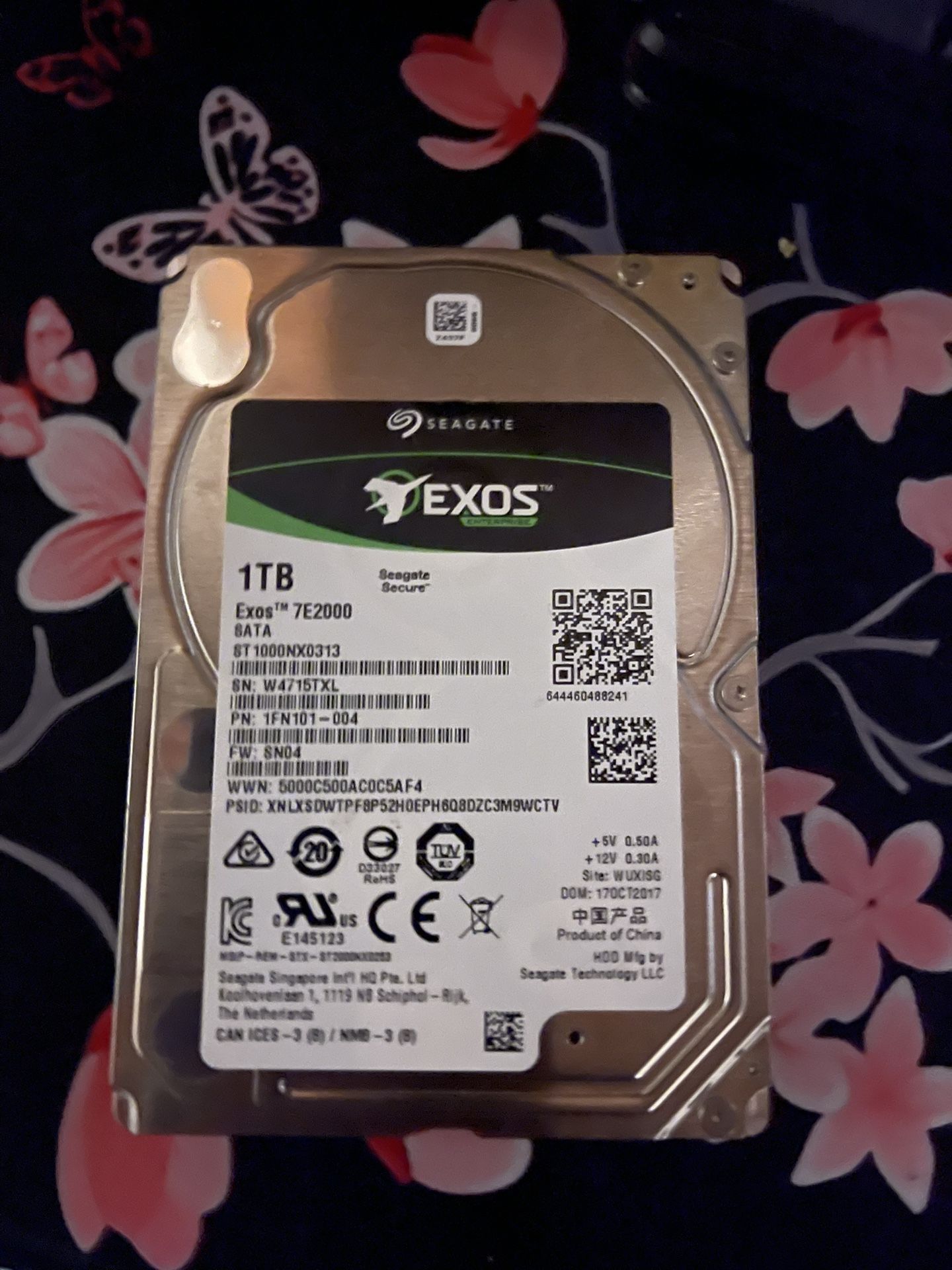 Seagate 1TB Hard Drive 7200 Rpm