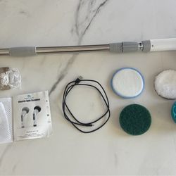 🧼 Electric Spin Scrubber Kit – New Open Box (Full Set w/ Attachments)