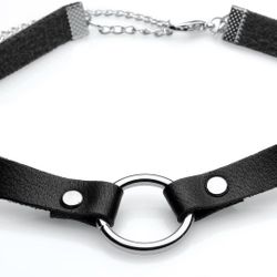 Master Series Lush Pet Silver Ring Slim Choker