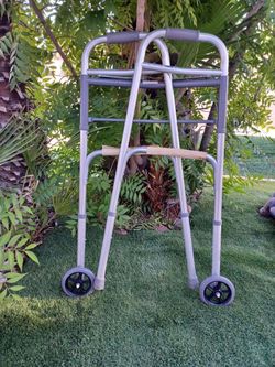 Folding Walker With Wheels