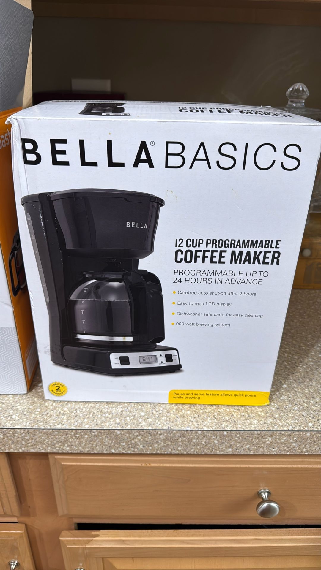 Bella Basics 12 Cup Programmable Coffee Maker