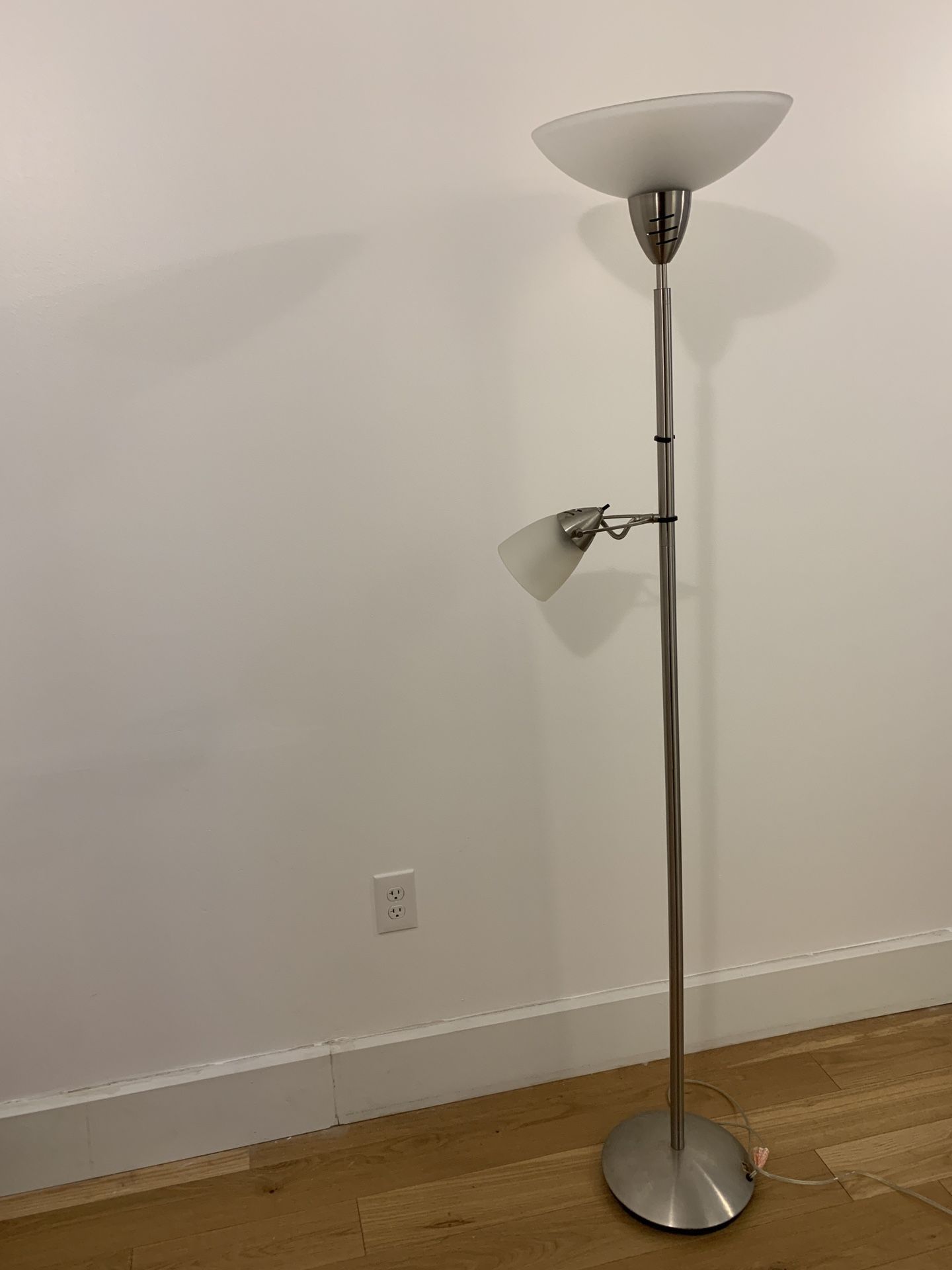 2 light FLOOR LAMP