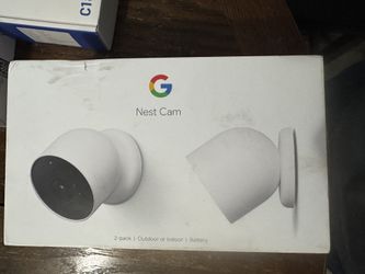 Google Nest Cam Outdoor (Wired, 2nd Gen) - 2 Pack - Security Camera with 2K Video 