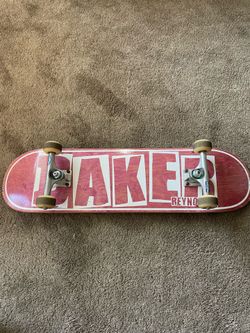 Baker Skateboard with Thunder Trucks