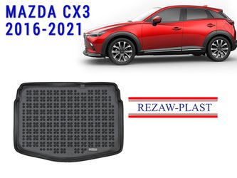 All weather trunk mat for Mazda CX3 2016-2021 3D Custom Fit