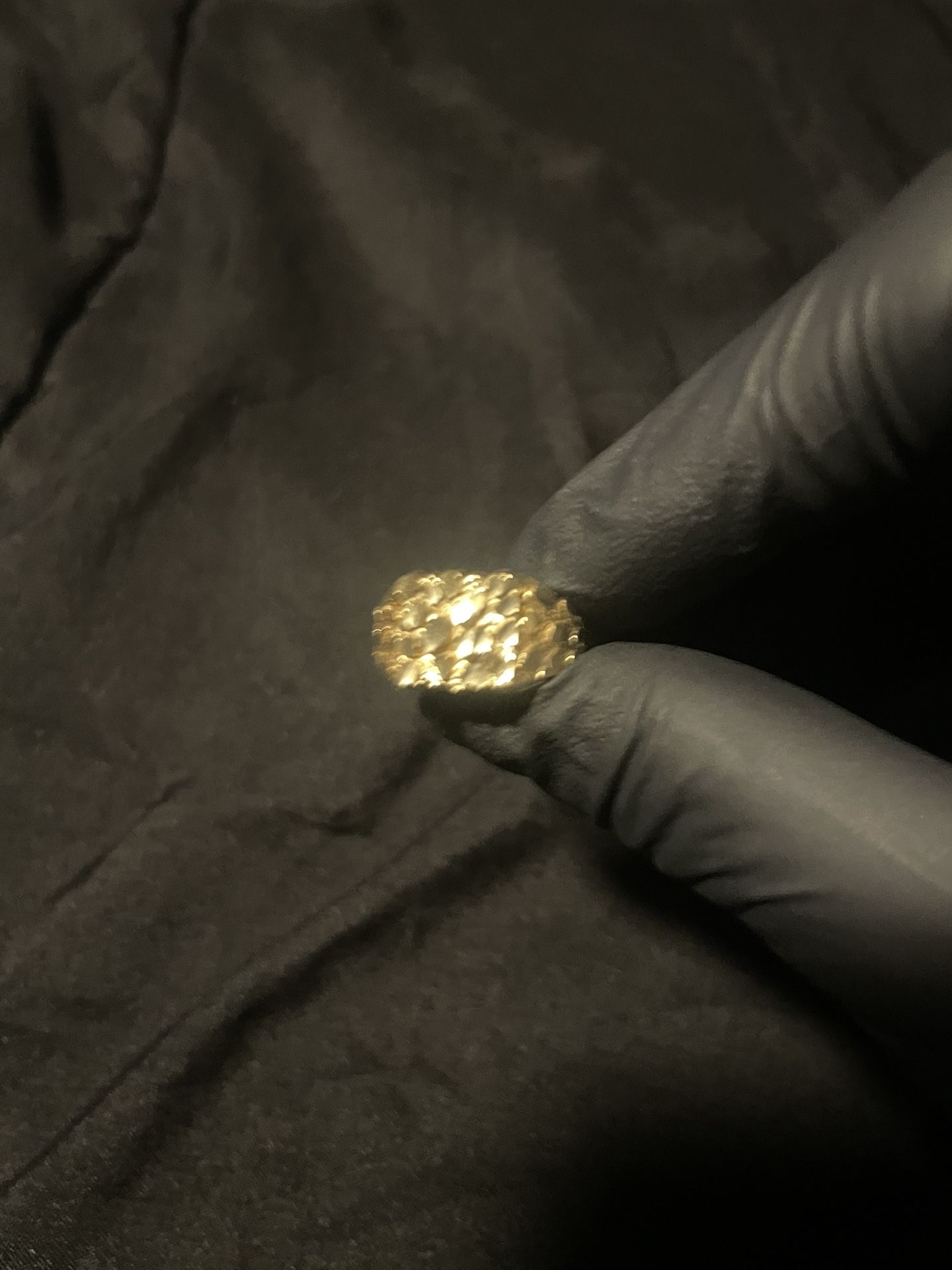 Gold Nugget Ring