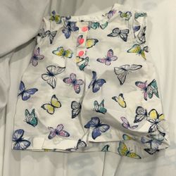 Carters Butterfly Shirt 3 Month