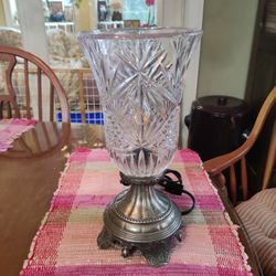 GODINGER SHANNON CRYSTAL HURRICANE LAMP