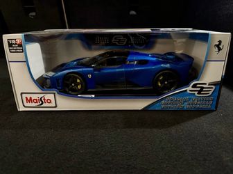 Maisto 2026 Ferrari F80 1/18 Blue Special Edition Diecast Model Car New