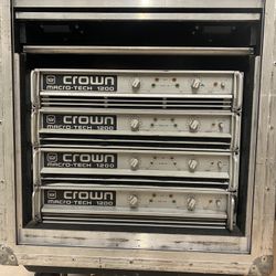 Crown Macro Tech 1200 Amplifiers