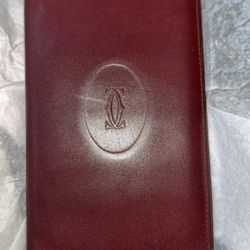 Cartier Burgundy Wallet 
