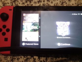 Nintendo Switch with Red Joy-Con