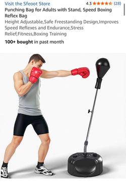 Adjustable Punching Bag with Stand
