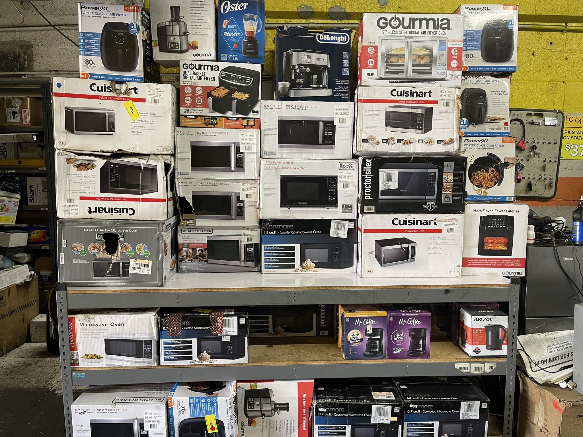 Microwaves Air Fryers Open Box New Dent