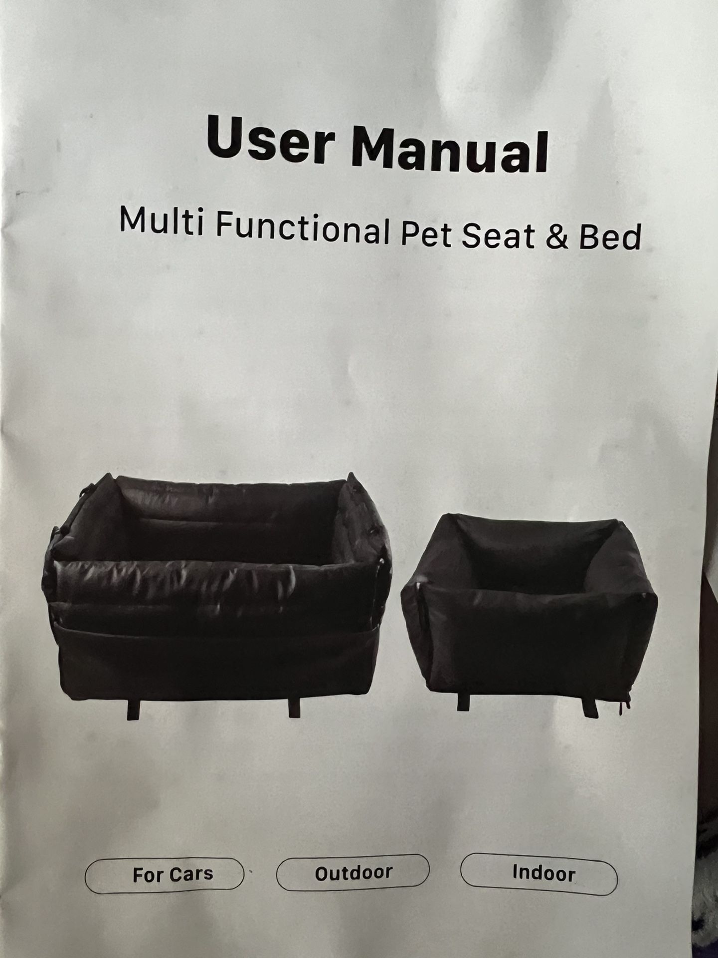 Dog Car Seat Bed