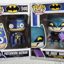 Funko Pop Patchwork Batman & War Joker