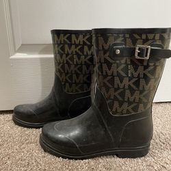 Michael Kors Womens Rain Boots, Size 10