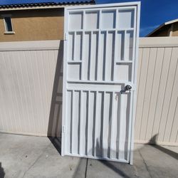 Iron door exterior 36 wide and 82 tall