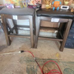 Solid Wood Bar Stools 