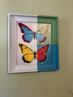 Beautiful, colorful, butterfly art