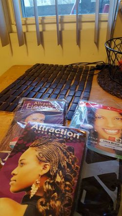 Original brands of Expression braiding hair .