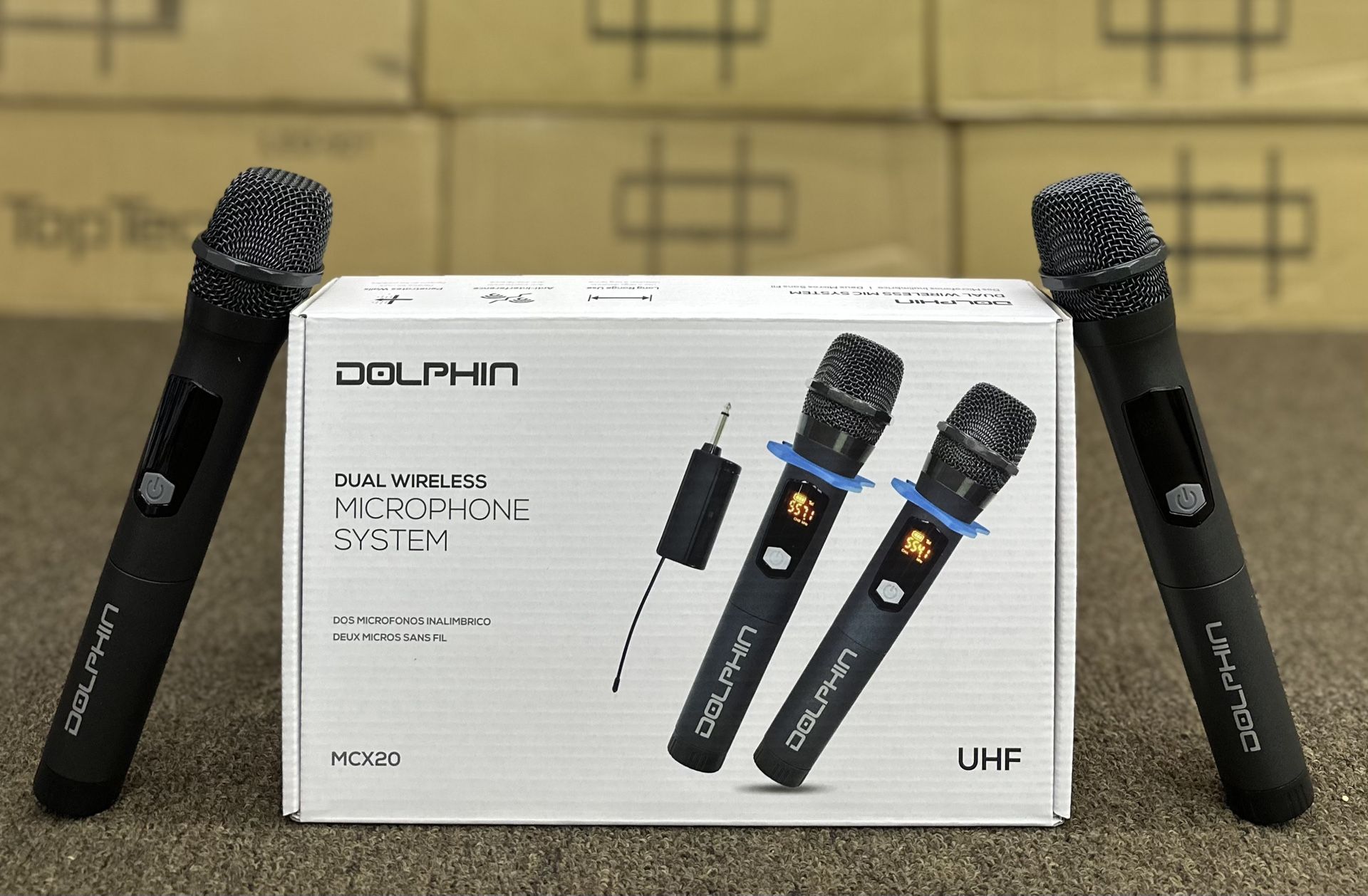 Dual UHF Wireless Microphone System