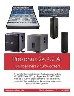 Church or venue sound system