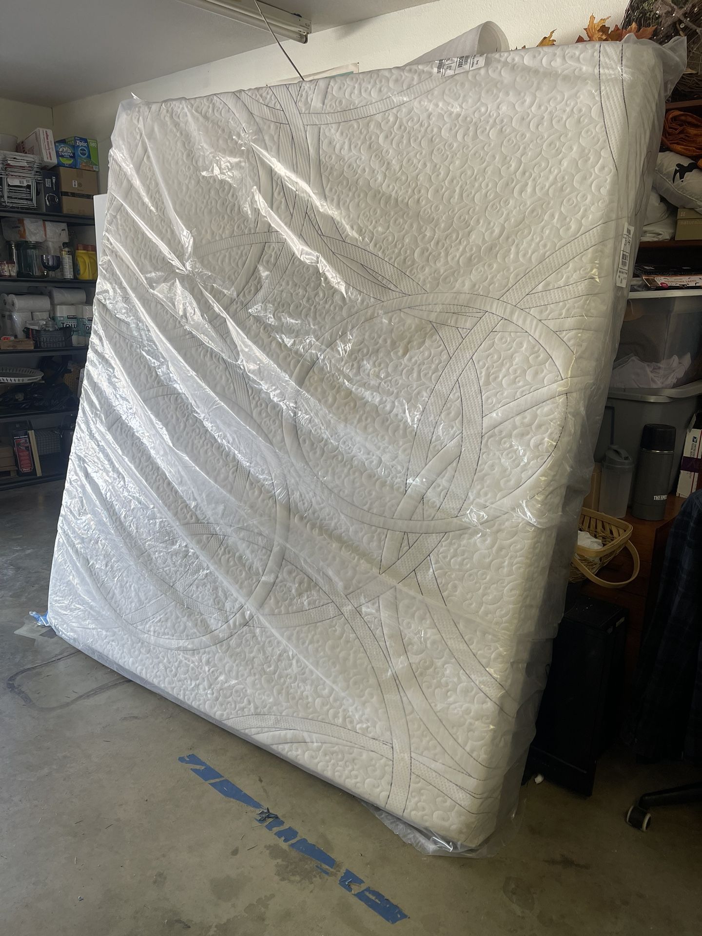 Memory Foam King Mattress, Frame & Box Springs for Sale in Banning, CA