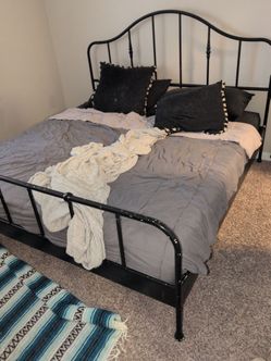 King Bedframe and Mattress