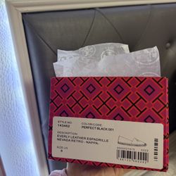 Tory Burch Leather Espadrille’s