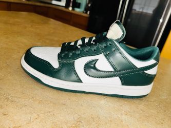 Michigan State (GS) NIKE Dunk Low size 8 women’s equal to 6.5 or 7 men’s.